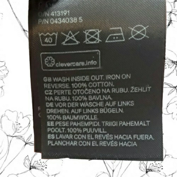 H&M Light Blue Girls Butterfly Tee - Picture 7 of 7